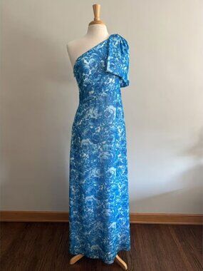 NWT Sachin & Babi Chelsea One-Shoulder Gown - Size 6